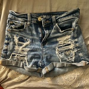 American eagle jean shorts